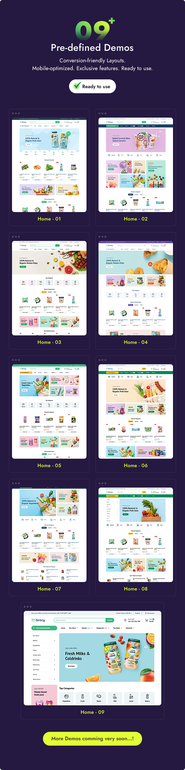 Grocy - Grocery Store and Supermarket Shopify Responsive Theme OS 2.0 - 6